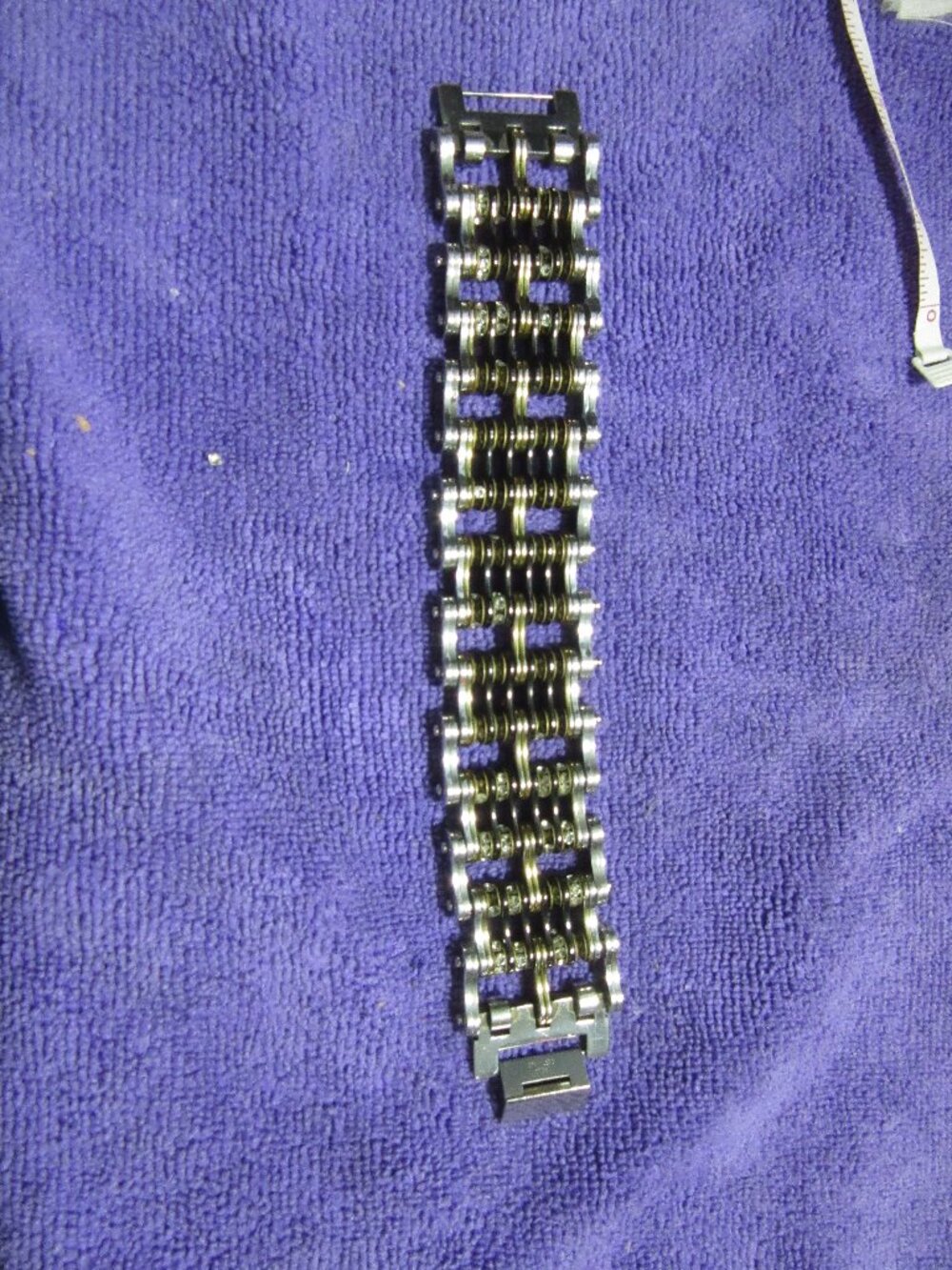 Motorcycle Chain Bracelet - Stainless Steel - 6 ounces - Unisex